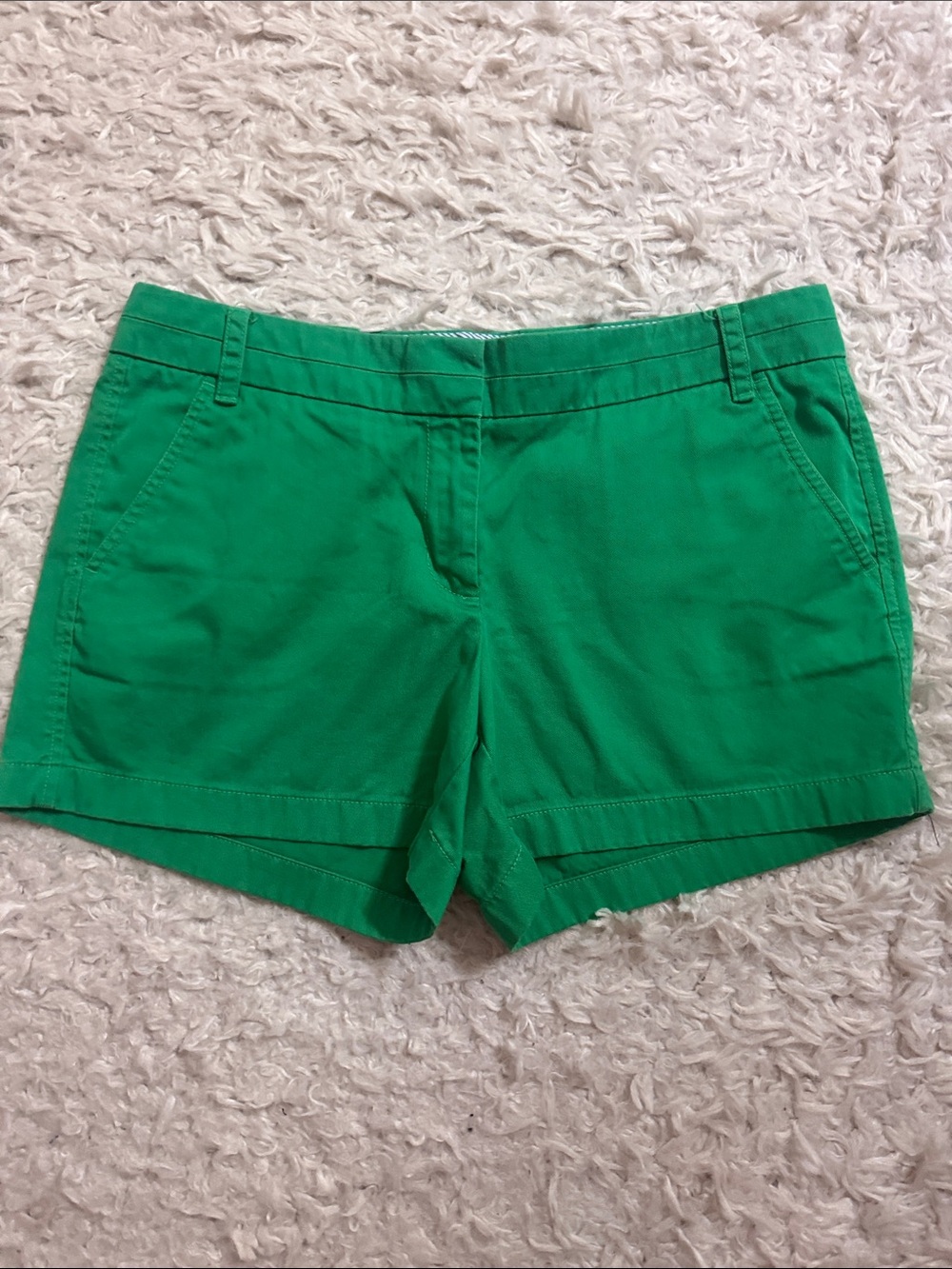 J. Crew Green Women's Casual Cotton Shorts